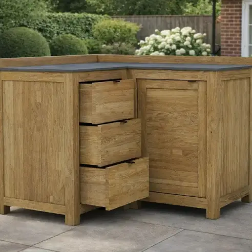 Bari Kitchen Corner Cabinet Unit