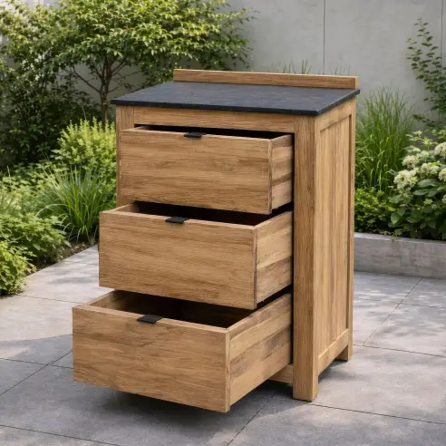 Bari Kitchen Unit 3 Drawers Bari Kitchen Unit 3 Drawers