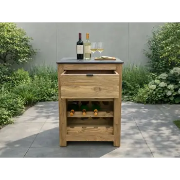 Bari Kitchen Wine Cabinet Unit