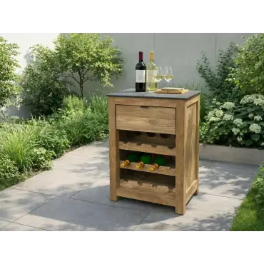Bari Kitchen Wine Cabinet Unit