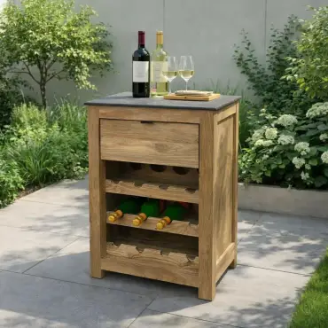 Bari Kitchen Wine Cabinet Unit