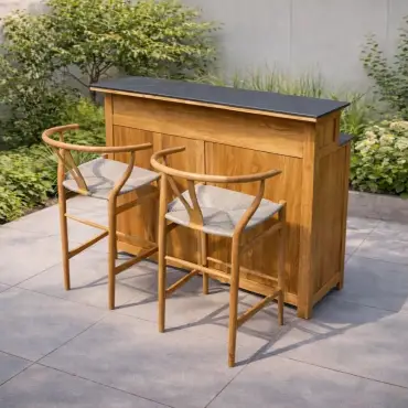 Bari Kitchen Coffee Bar Unit – Outdoor Stainless Steel