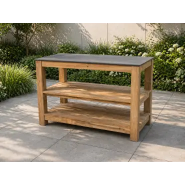 Bari Kitchen BBQ Table Unit