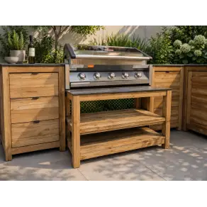 Bari Kitchen BBQ Table Unit