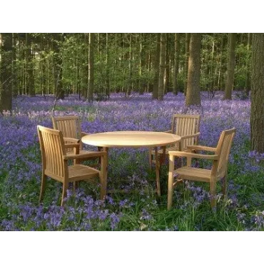 Warwick table folding set - 120cm