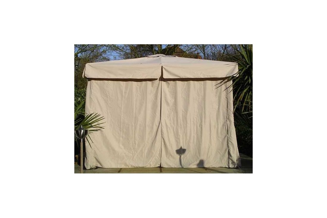 3m x 3m deluxe gazebo - side curtains