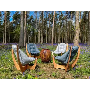 Kangaroo Fire Pit Set - Certified Teak