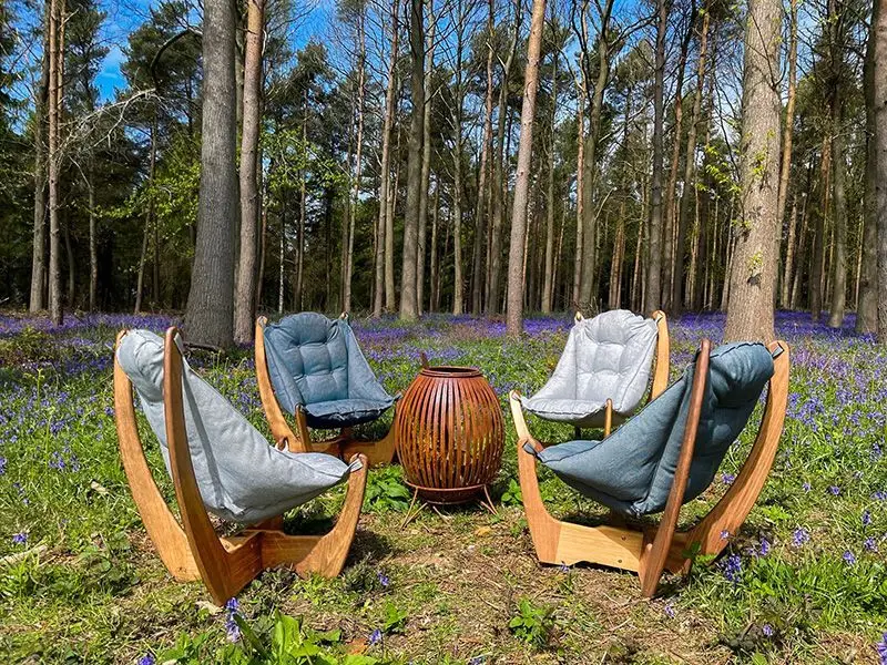 Kangaroo Fire Pit Set - Certified Teak