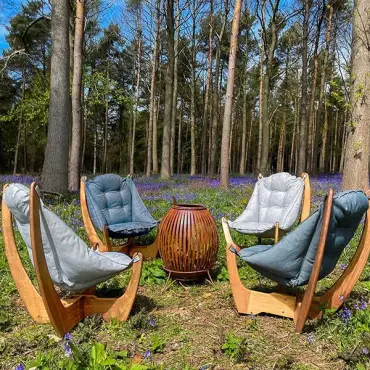 Kangaroo Fire Pit Set - Certified Teak