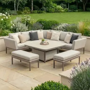 Pulse Deluxe Square Corner Dining Set