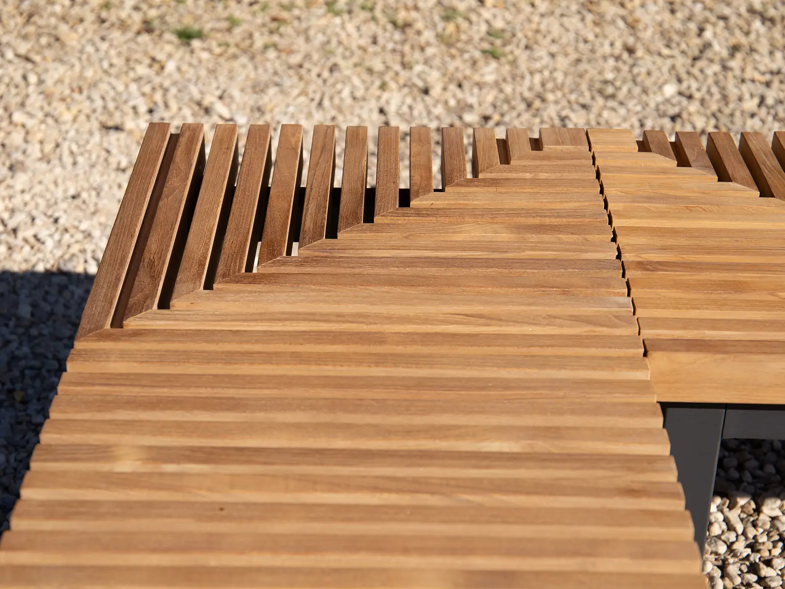 Mandalay Backless Corner Extension Bench - Certified Teak