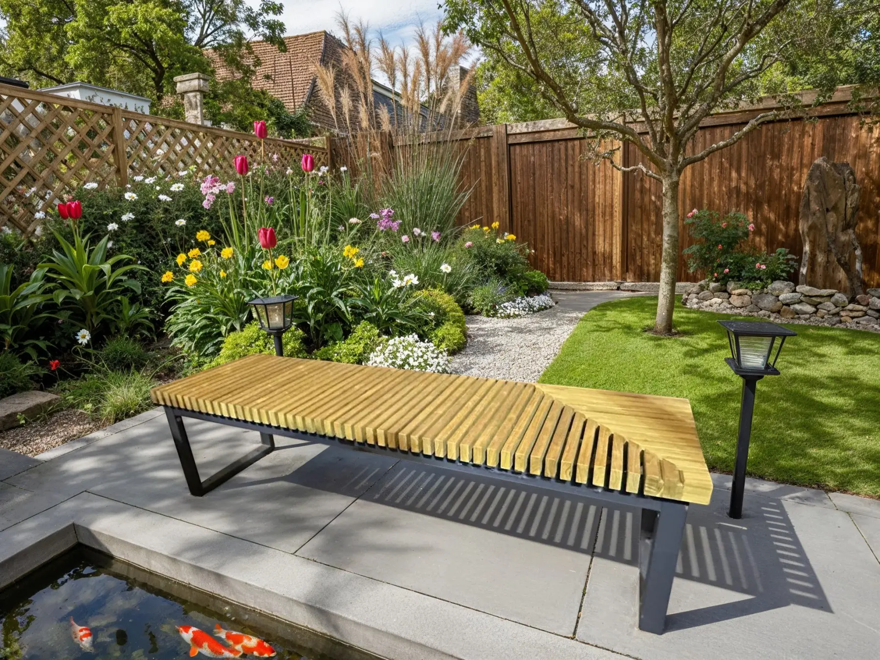 Mandalay Backless Corner Extension Bench - Certified Teak