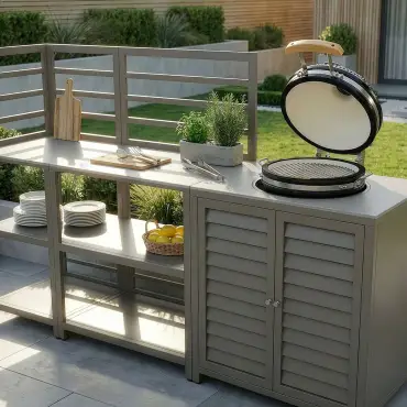 Napoli Outdoor Kitchen & Bar Set - 16 inch Kamado