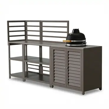 Napoli Outdoor Kitchen & Bar Set - 16 inch Kamado