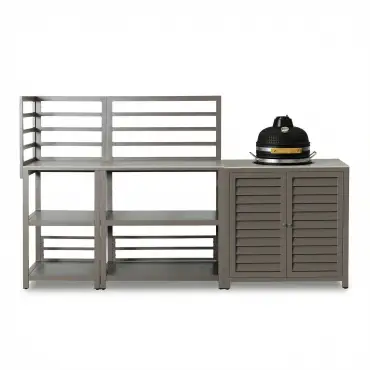 Napoli Outdoor Kitchen & Bar Set - 16 inch Kamado