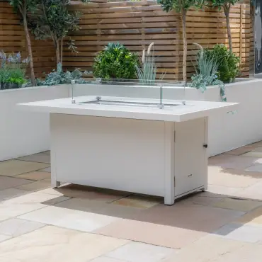 Aluminium Fire Pit Dining Table