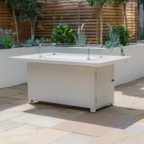 Aluminium Fire Pit Dining Table