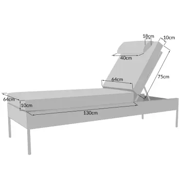Willow Sun Loungers Set of 2