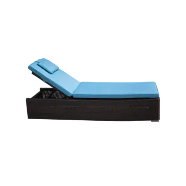 Willow Rattan Sun Lounger – Adjustable, UV-stabilised