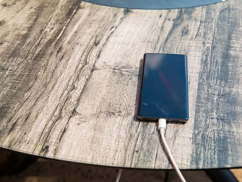 Solar Slate Round Table