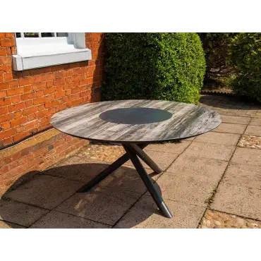 Solar Slate Round Table