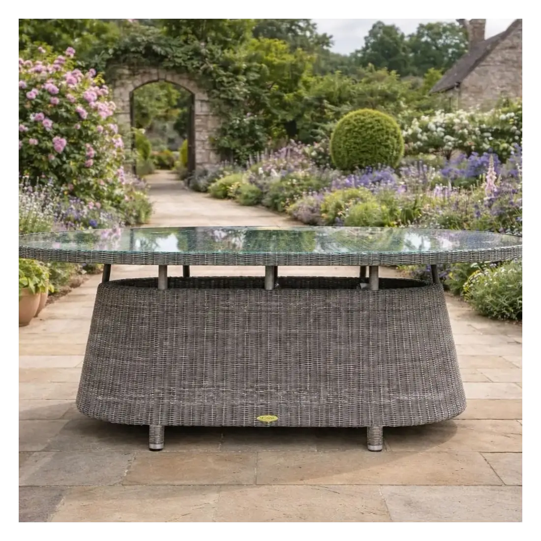 Summergrass Rattan Oval Table