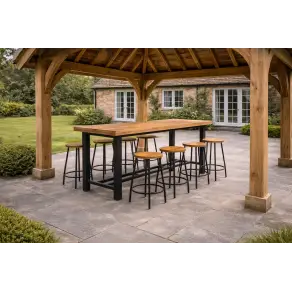 Nevada Bar Table - Certified Teak
