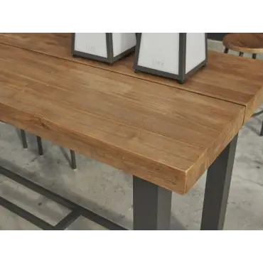 Nevada Bar Table - Certified Teak