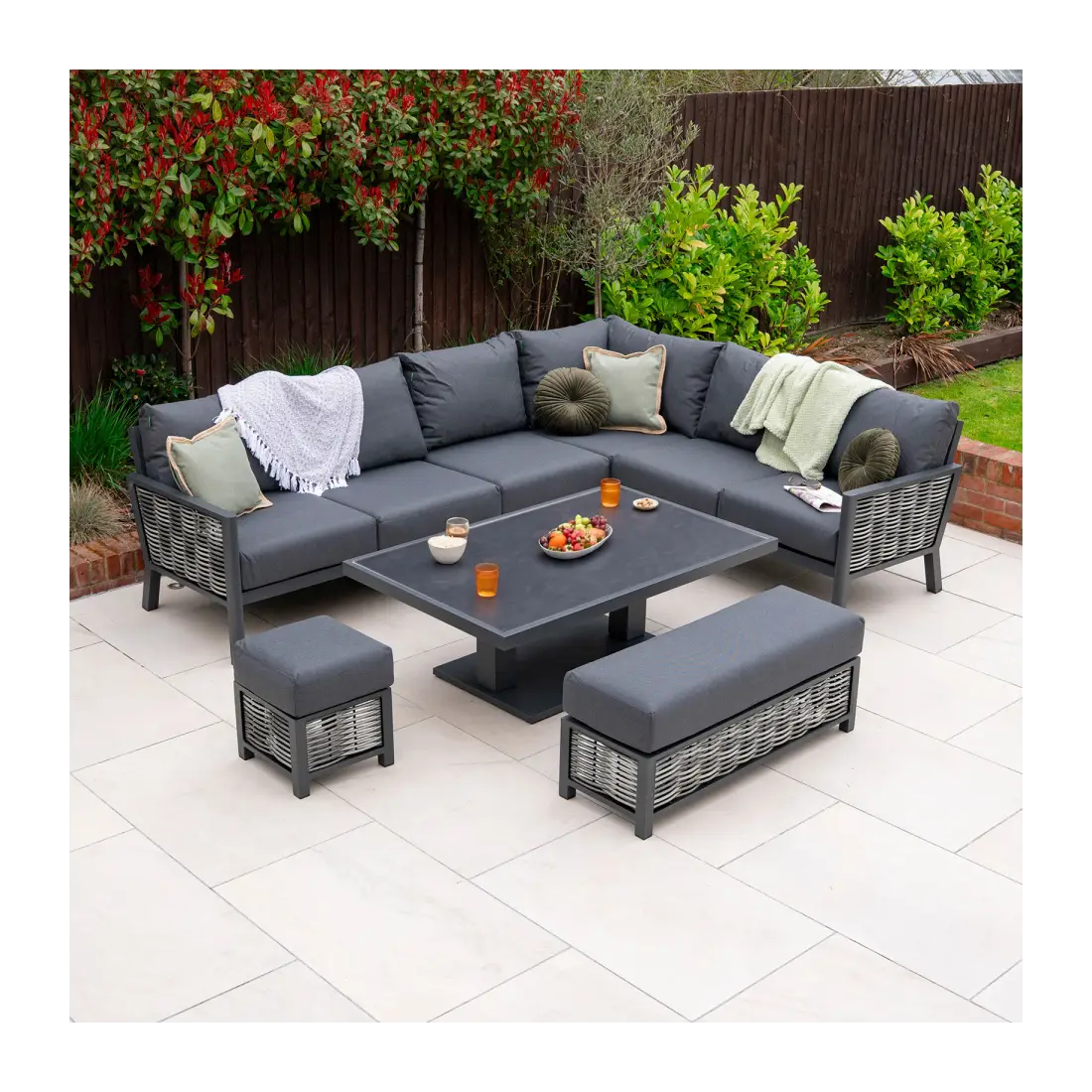 Caleb  Corner Lounge Dining Set