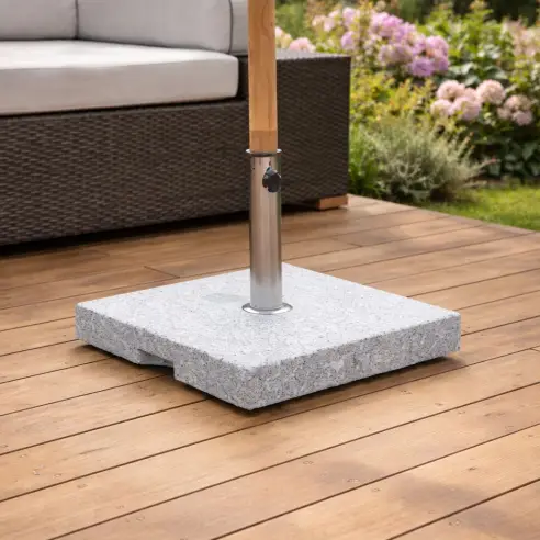 Parasol Base Burnt Stone Granite - 40kg