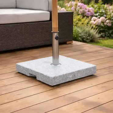 Parasol Base Burnt Stone Granite 40kg