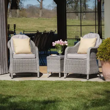 Oxford 3 Piece Rattan Bistro Set