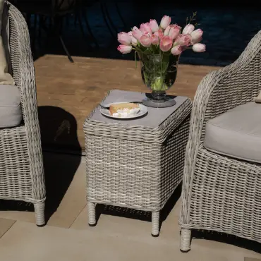 Oxford 3 Piece Rattan Bistro Set