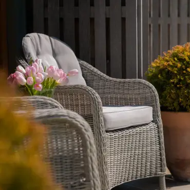 Oxford 3 Piece Rattan Bistro Set