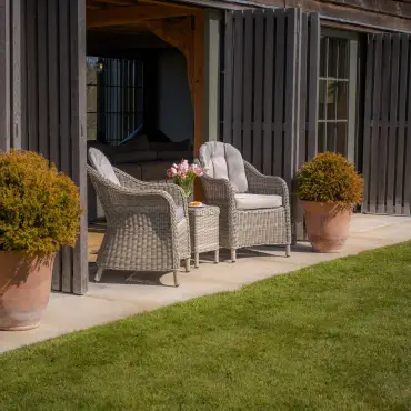 Oxford 3 Piece Rattan Bistro Set
