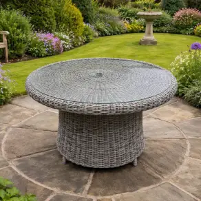 Summergrass Rattan Round Table
