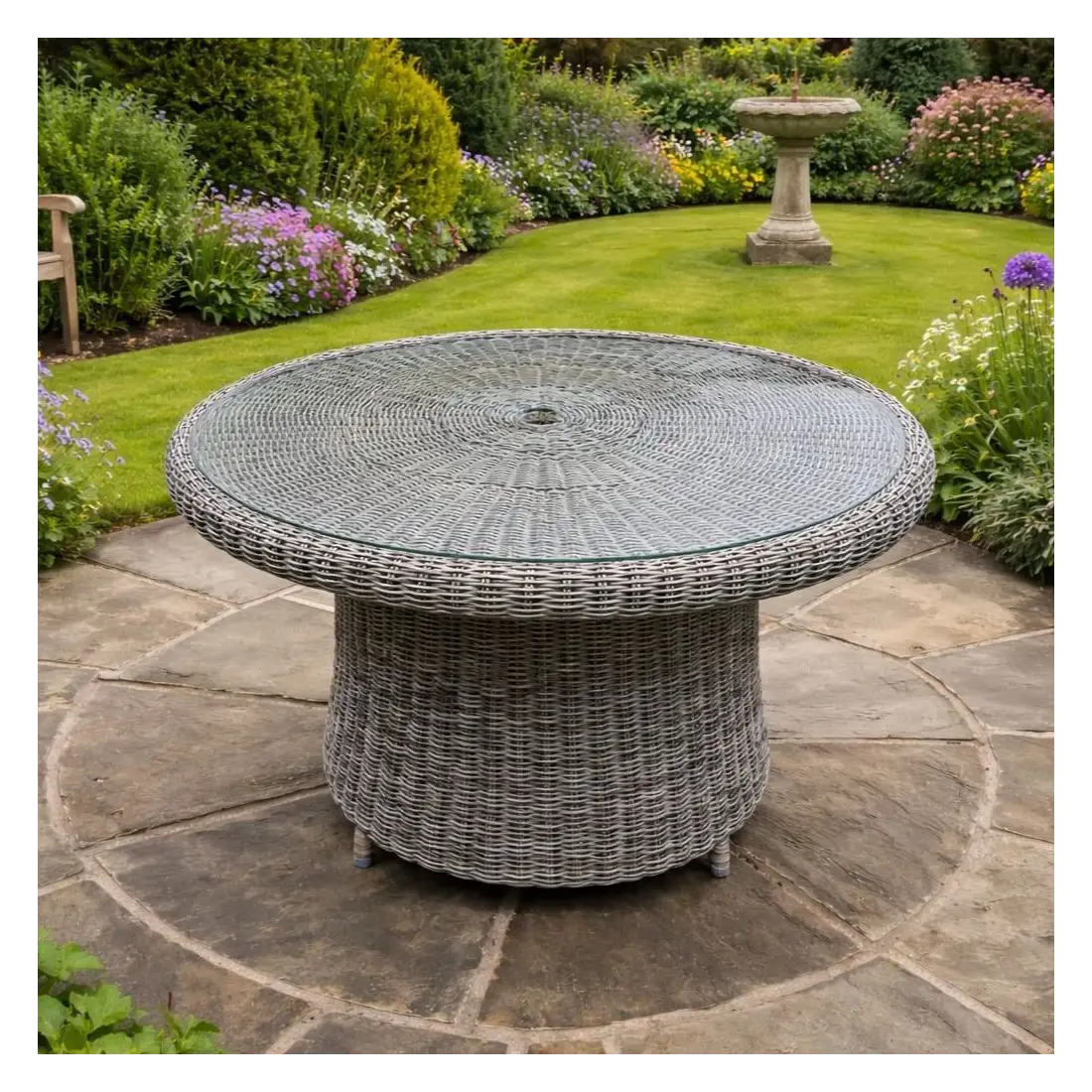 Summergrass Rattan Round Table