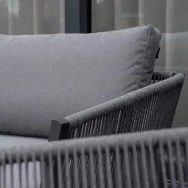 Darcey Rope Aluminium 2 Seater Sofa Lounging Set