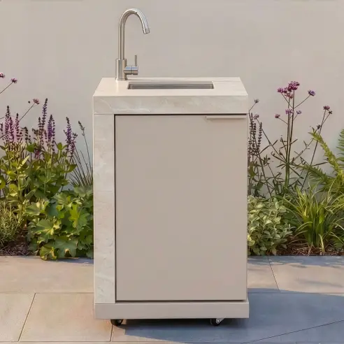 Ember Outdoor Kitchen Left Hand Modular Sink Cabinet Ember Outdoor Kitchen Left Hand Modular Sink Cabinet