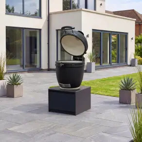 Oakley Straight K-Pro 22 Kamado Charcoal Barbecue - Integrated Drawer Unit