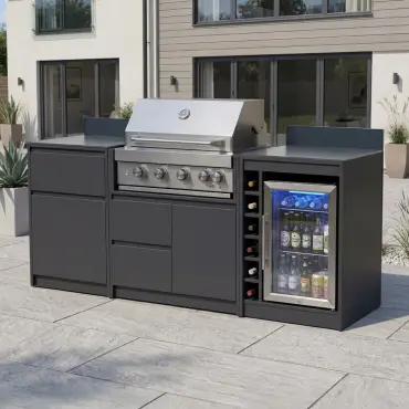 Oakley Straight 4 Burner Gas BBQ S2100-A