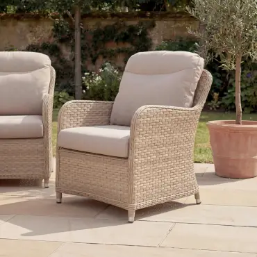 Audrey 3 Seater Lounge Set with 2 Armchairs & Bench - Rising Table