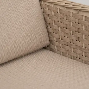 Audrey Rattan Large Corner Sofa Lounge Set