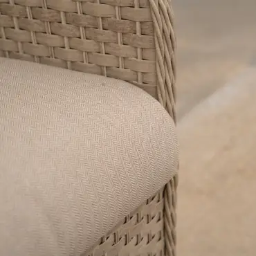 Audrey Rattan Large Corner Sofa Lounge Set
