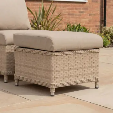 Audrey Rattan Large Corner Sofa Lounge Set