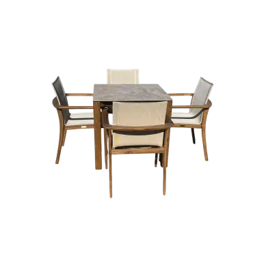 TNT Faro Teak Dining Set - 4 Chair