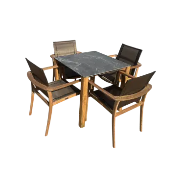 TNT Faro Teak Dining Set - 4 Chair