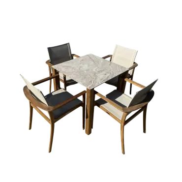 TNT Faro Teak Dining Set - 4 Chair