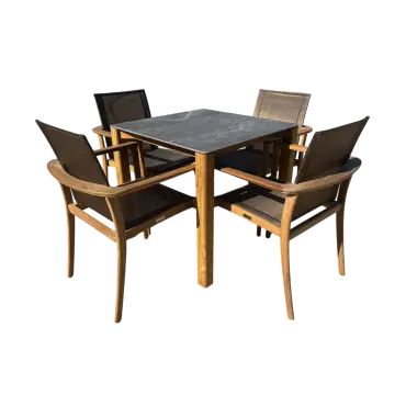 TNT Faro Teak Dining Set - 4 Chair