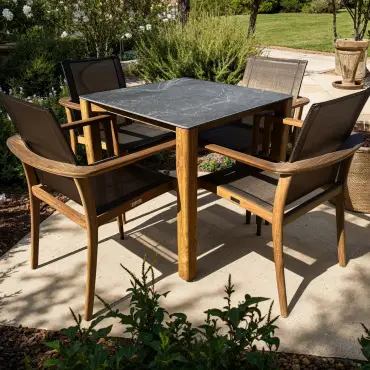 TNT Faro Teak Dining Set - 4 Chair